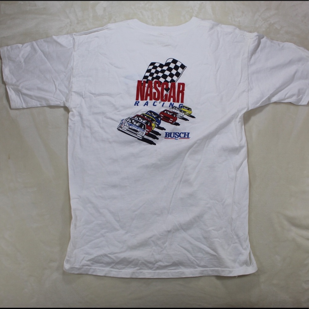 Vintage NASCAR Racing Busch Beer T-Shirt